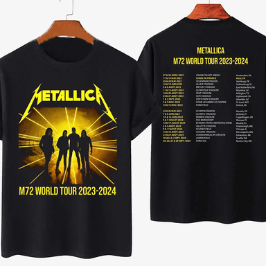  Alt Metallica M72 World Tour 2023 2024 Concert Shirt, Premium Shirt, Ablum Music Shirt, Fan Shirt, Tour Shirt