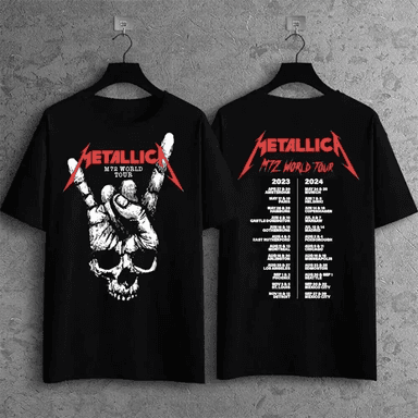  Alt Metallica Metal Band 2023 2024 M72 World Tour Music Event T-Shirt S-5Xl Gift Fan